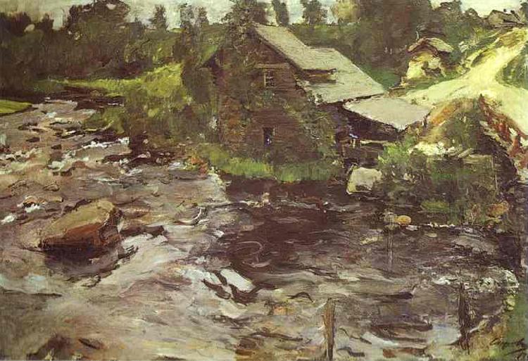 Valentin Serov Watermill in Finland china oil painting image